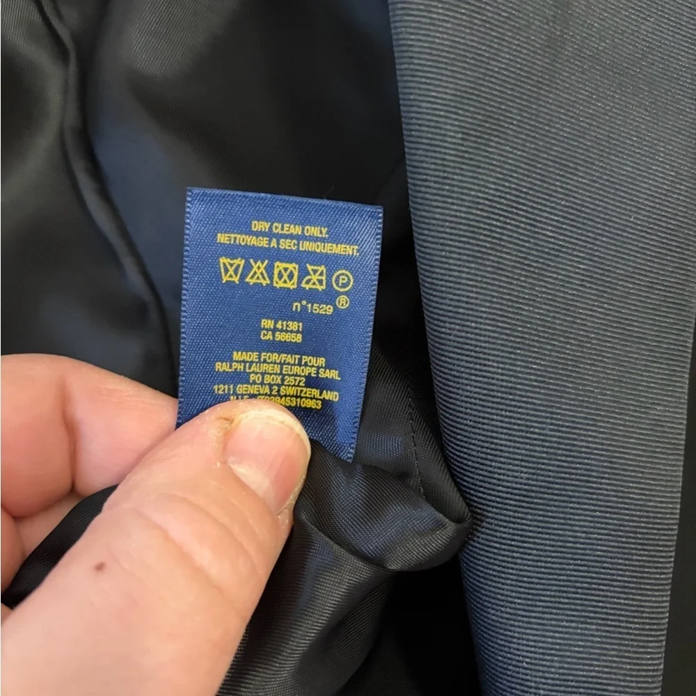 Ralph Lauren boys Italian Black suit jacket size 5